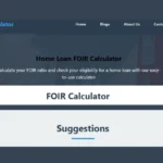 Home Loan FOIR Calculator