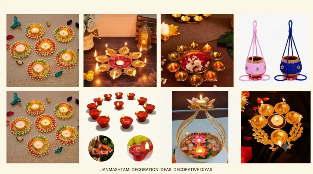 Janmashtami Decoration Ideas Decorative Diyas