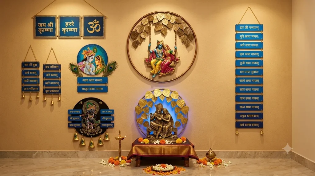 Janmashtami Decoration Ideas Krishna Wall Hanging