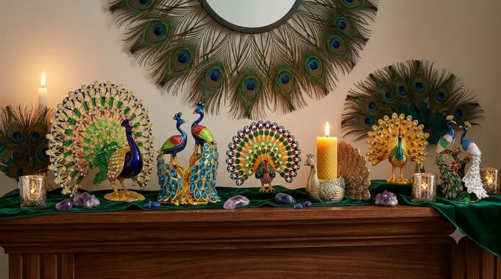 Janmashtami Decoration Ideas Peacock Theme Decoration