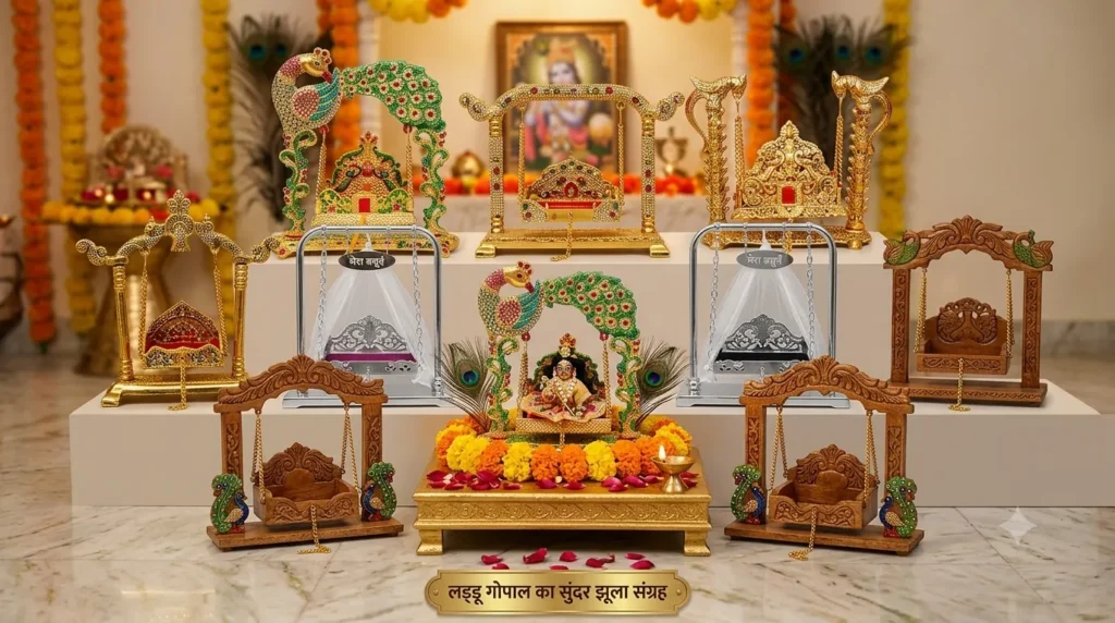Janmashtami Decoration Ideas लड्डू गोपाल का सुंदर झूला
